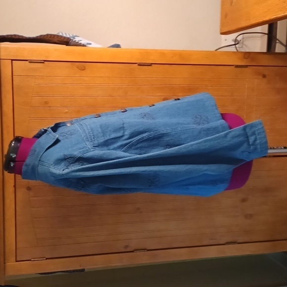 NORTHCREST 100% COTTON JEAN JACKET - Picture 5 of 7